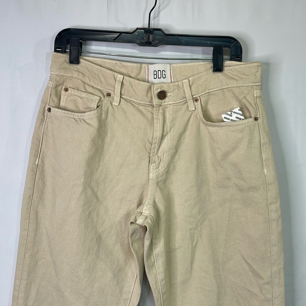 🏁 nwt BDG ivory, cowgirl jeans - Picture 2 of 4
